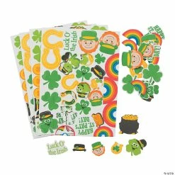 Hot Sale 🛒 St. Patrick’s Day Self-Adhesive Shapes - 500 Pc. 🧨