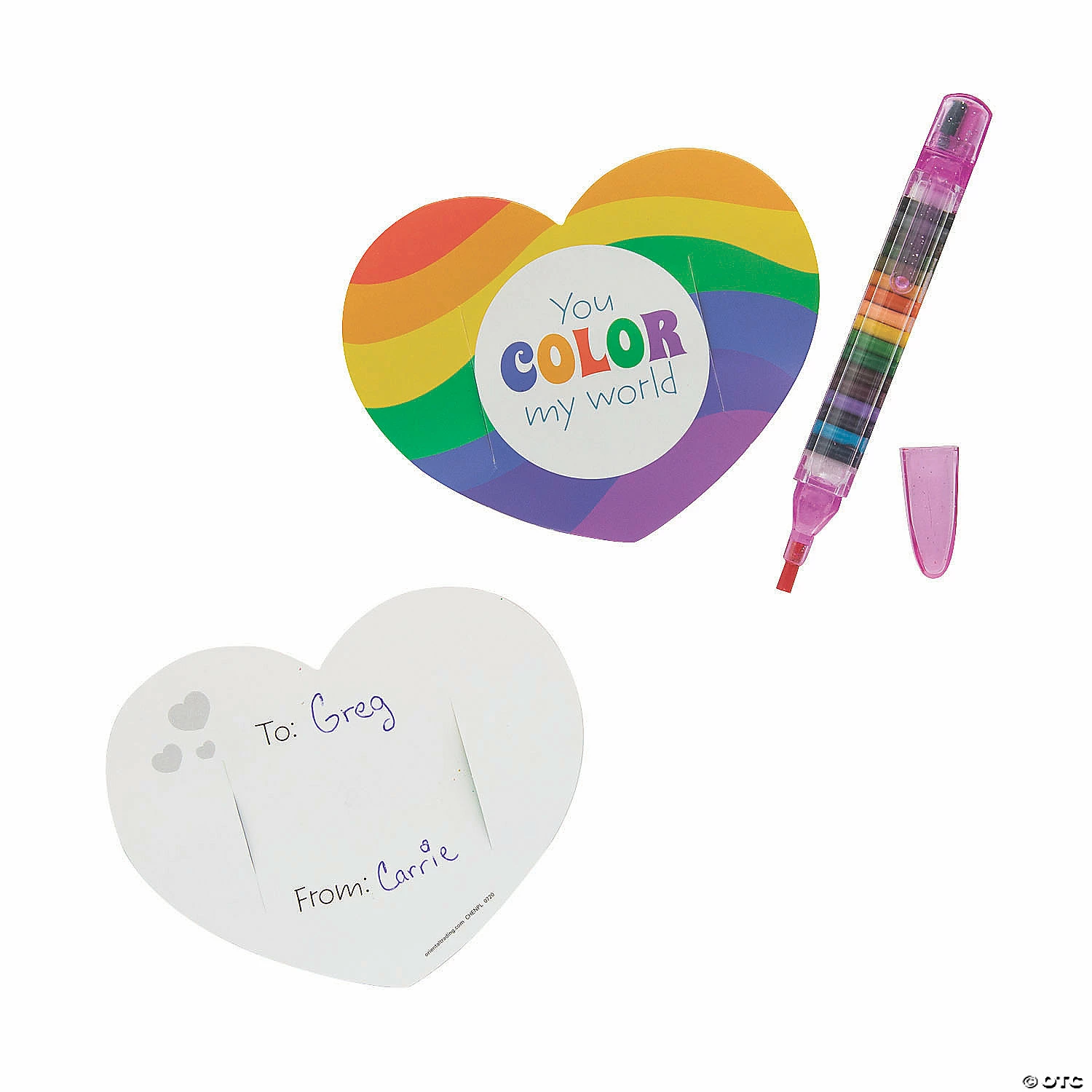 Top 10 ๐ Stacking Crayons Valentine Exchanges with Card for 12 ๐ - Image 2