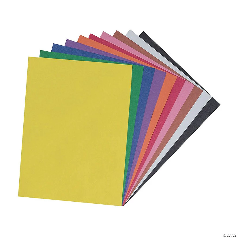 Flash Sale 👍 Sunworks Construction Paper Assorted Colors 9" x 12" Heavyweight Construction Paper - 50 Pc. 🛒