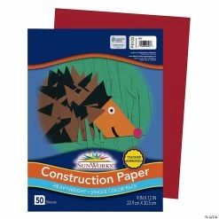 Budget ⌛ Sunworks® 9" x 12" Heavyweight Construction Paper - 50 Sheets 😀