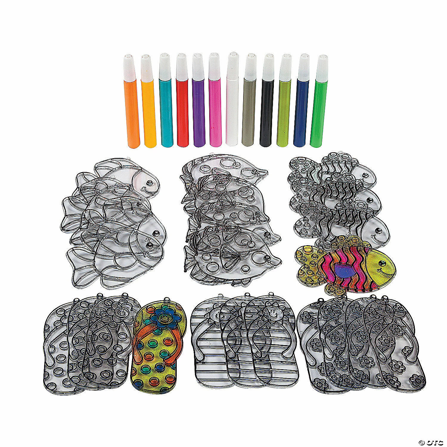 Wholesale 😀 Tropical Suncatcher Kit - 48 Pc. ❤️ 1 Wholesale 😀 Tropical Suncatcher Kit - 48 Pc. ❤️