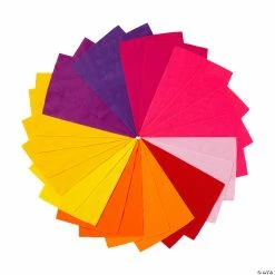 Top 10 💯 Tropical Tones Felt Sheets - 24 Pc. 🎉