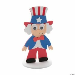 Deals 🔥 Uncle Sam Stand-Up Craft Kit - Makes 12 🎉