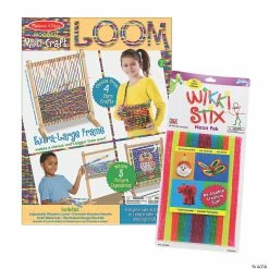 Wholesale 👍 Weaving & Wax Sticks Arts & Crafts Boredom Buster Kit ✨